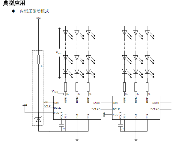 三通道恒流驅(qū)動灰度調(diào)制燈帶裝飾照明電源管理ICSM16716的應(yīng)用(圖4)